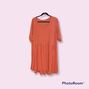 Lane Bryant Coral Swing Tunic